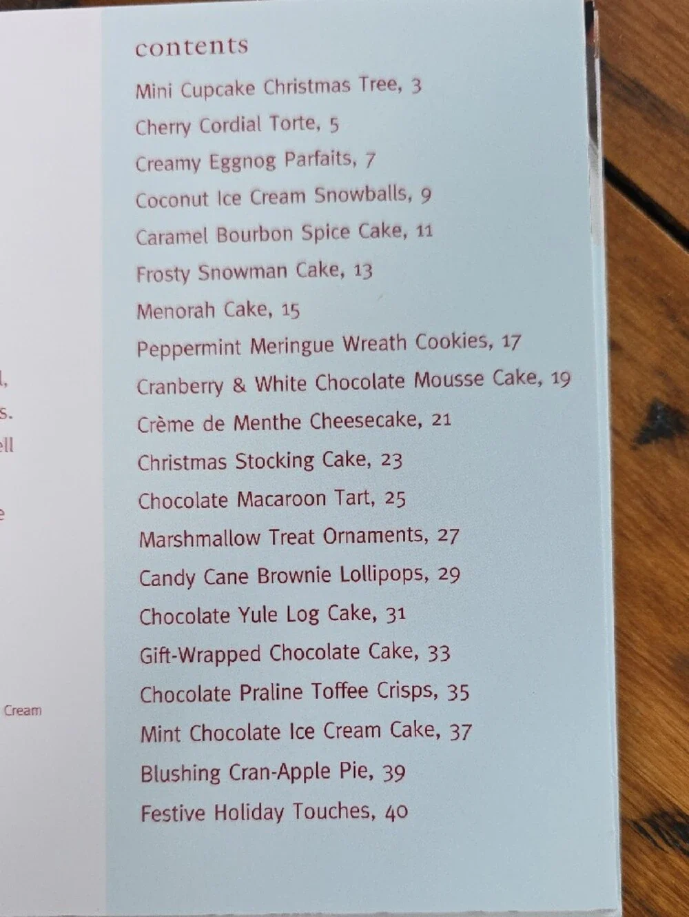 The Pampered Chef Festive Holiday Desserts Cookbook
